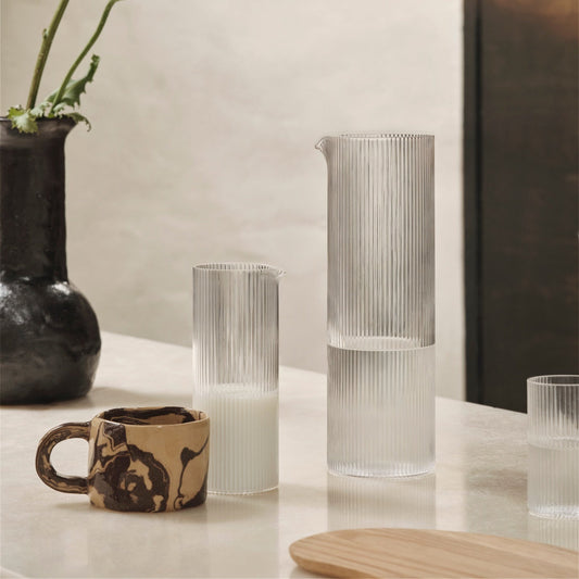Karaffel Ripple Water Jug fra Ferm Living
