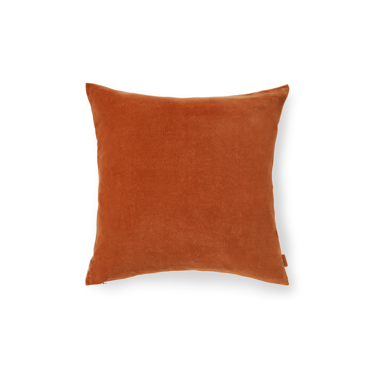 Pute Senti Cushion fra Ferm Living i fargen Baked Clay/ rustrød