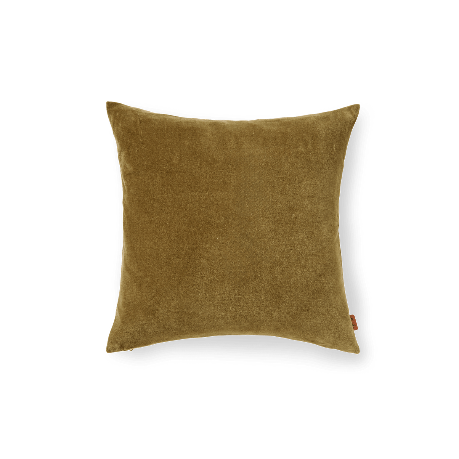 Pute Senti Cushion fra Ferm Living i fargen Khaki/ mosegrønn