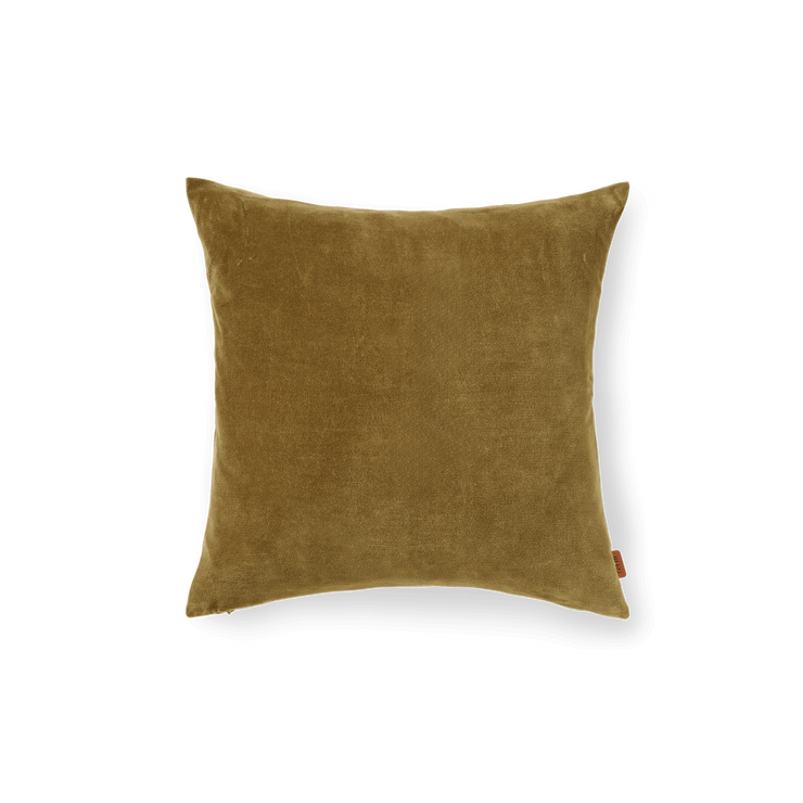 Pute Senti Cushion fra Ferm Living i fargen Khaki/ mosegrønn
