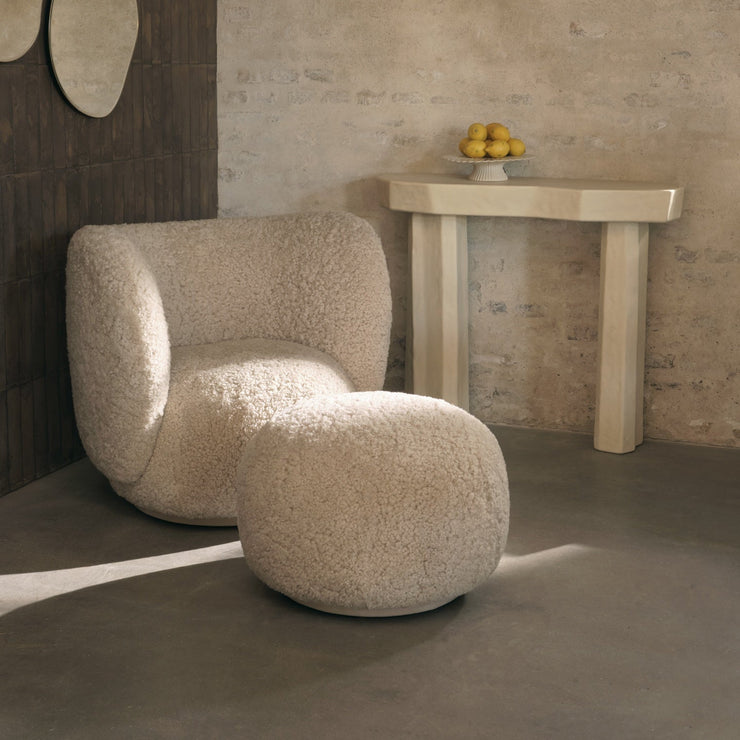 Puff Rico Pouf fra Ferm Living i saueull Moonlight