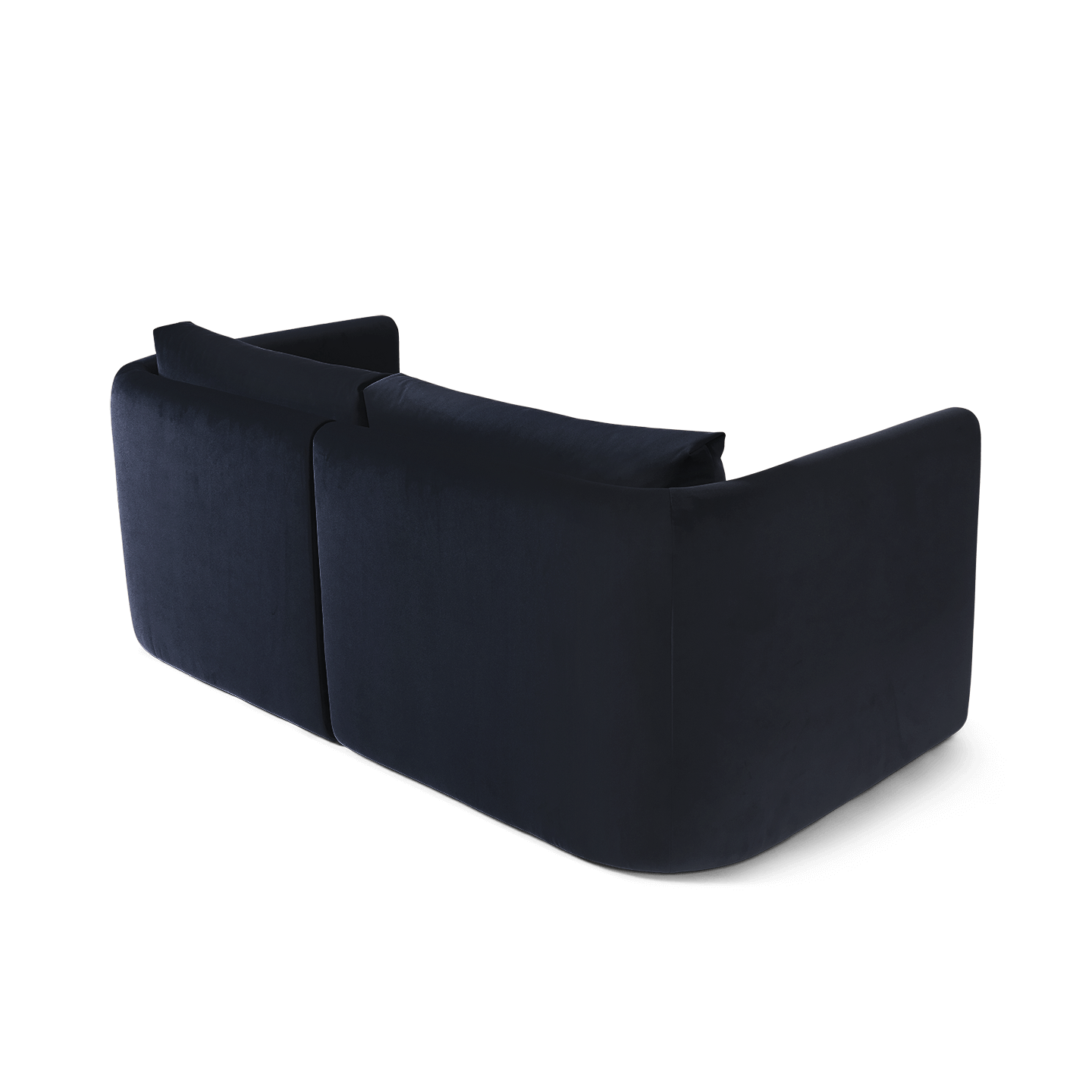 Sofa Dase 2-seter fra Ferm Living i tekstilet Rich Velvet i farge Navy