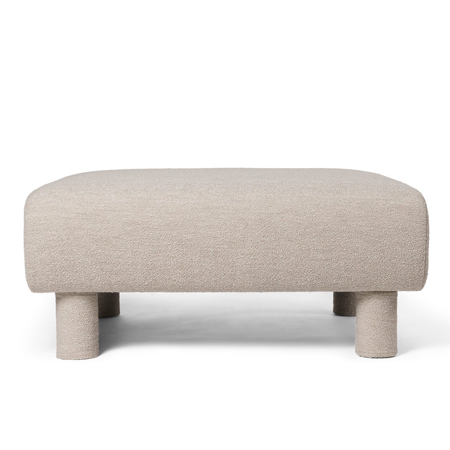 Dase puff fra Ferm Living, med polstrede ben