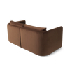 Sofa Dase 2-seter fra Ferm Living i tekstilet Rich Velvet i farge Soft Brown