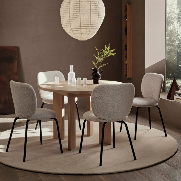 Teppe Stille Tufted Rug fra Ferm Living, i fargen Off White
