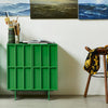 Skapet i fargen Fern Green.