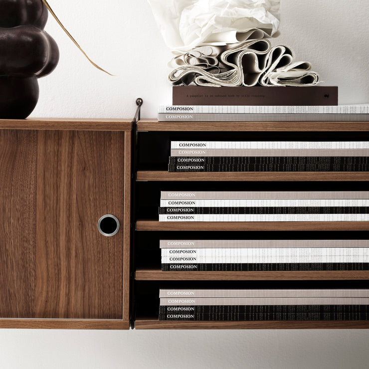 String skjenk med hyller 300 cm – OsloDeco