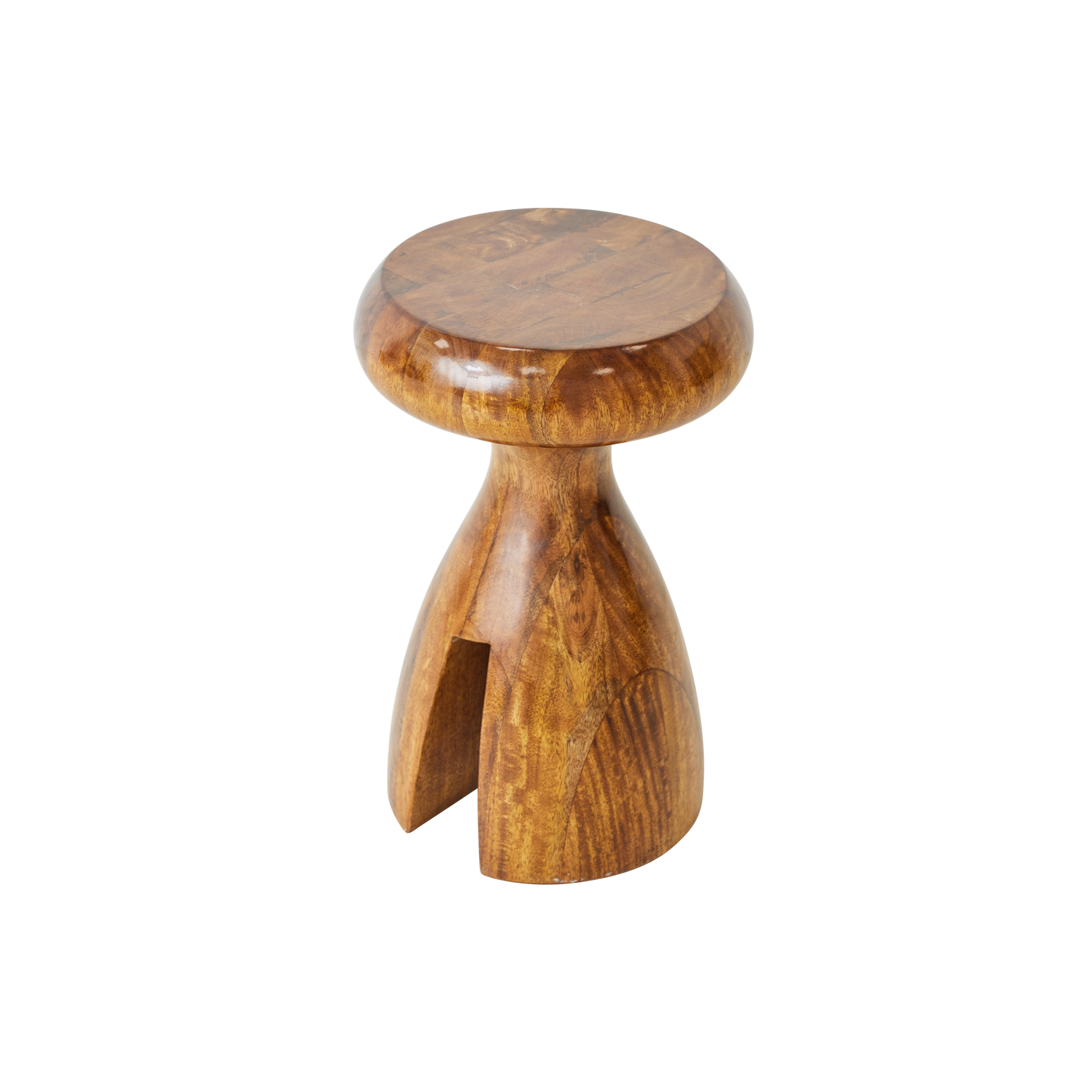 Krakken Wooden Stool Chestnut fra HK Living