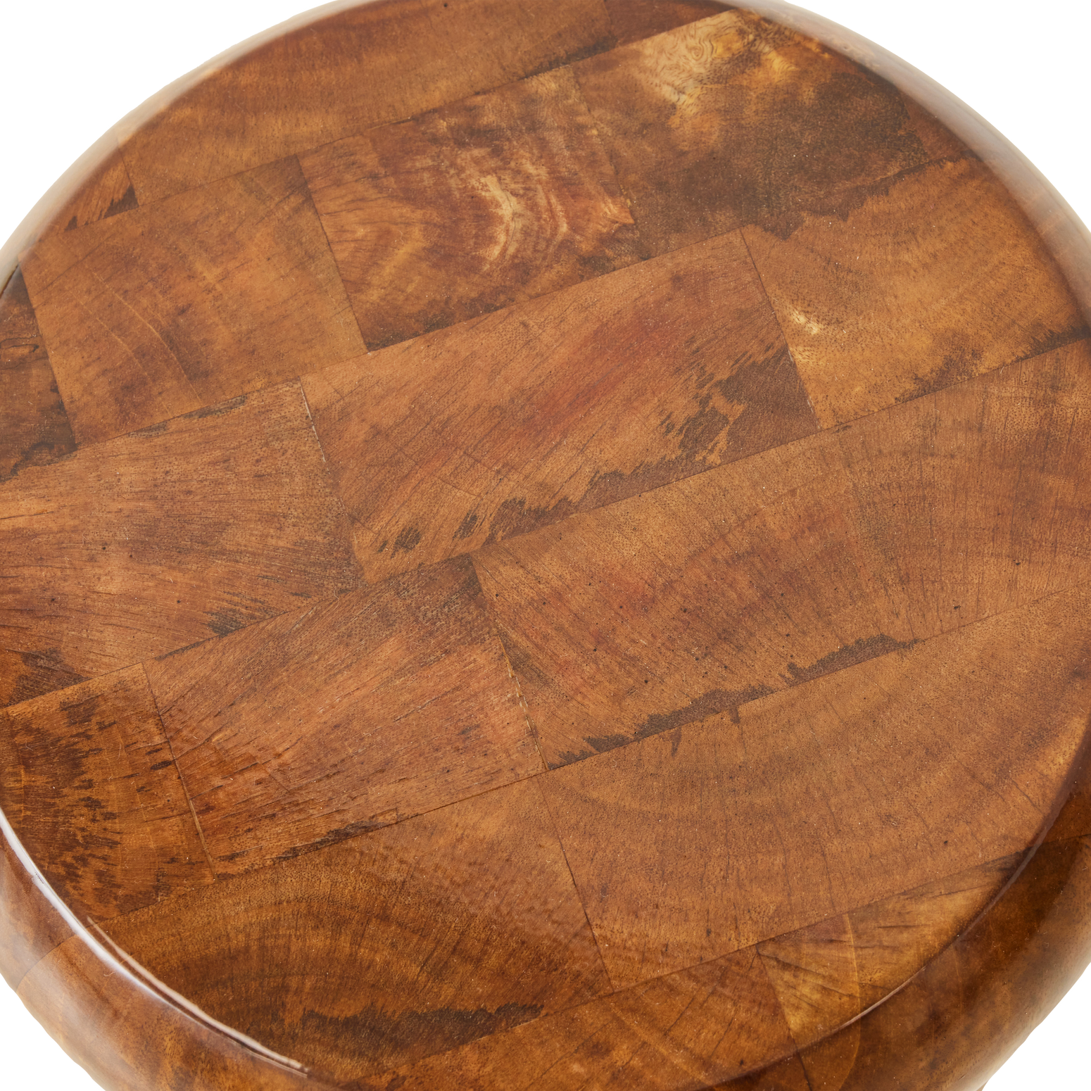 Krakken Wooden Stool Chestnut fra HK Living