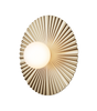 Tak- og vegglampe Liila Muuse medium fra Nuura, Nordic gold / opal.