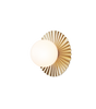 Tak- og vegglampe Liila Muuse small fra Nuura, Nordic gold / opal.