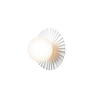 Tak- og vegglampe Liila Muuse small fra Nuura, White / opal.