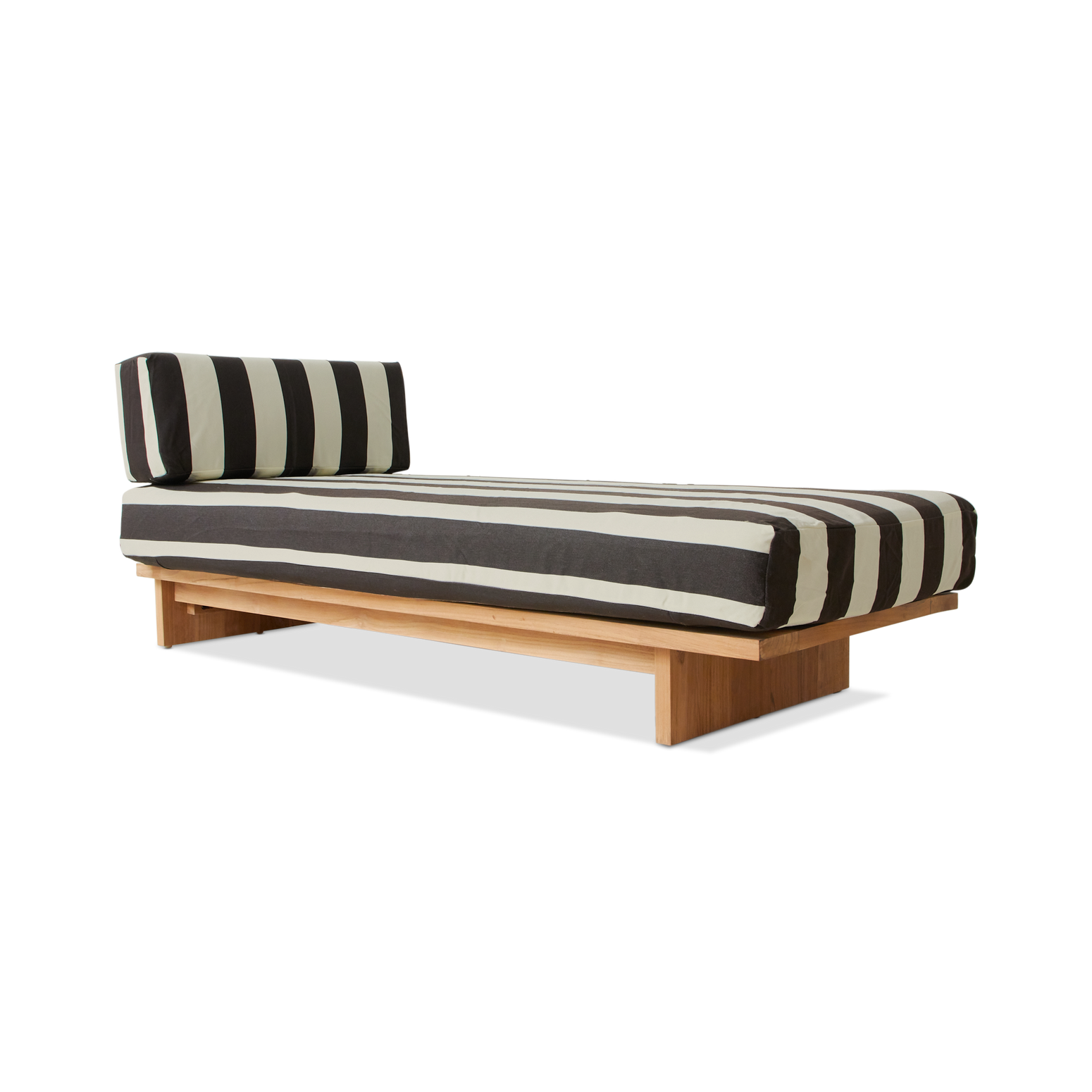 Dagseng Outdoor Teak fra HK Living i tekstilet Stracciatella