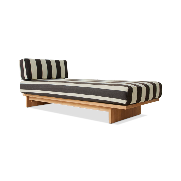 Dagseng Outdoor Teak fra HK Living i tekstilet Stracciatella