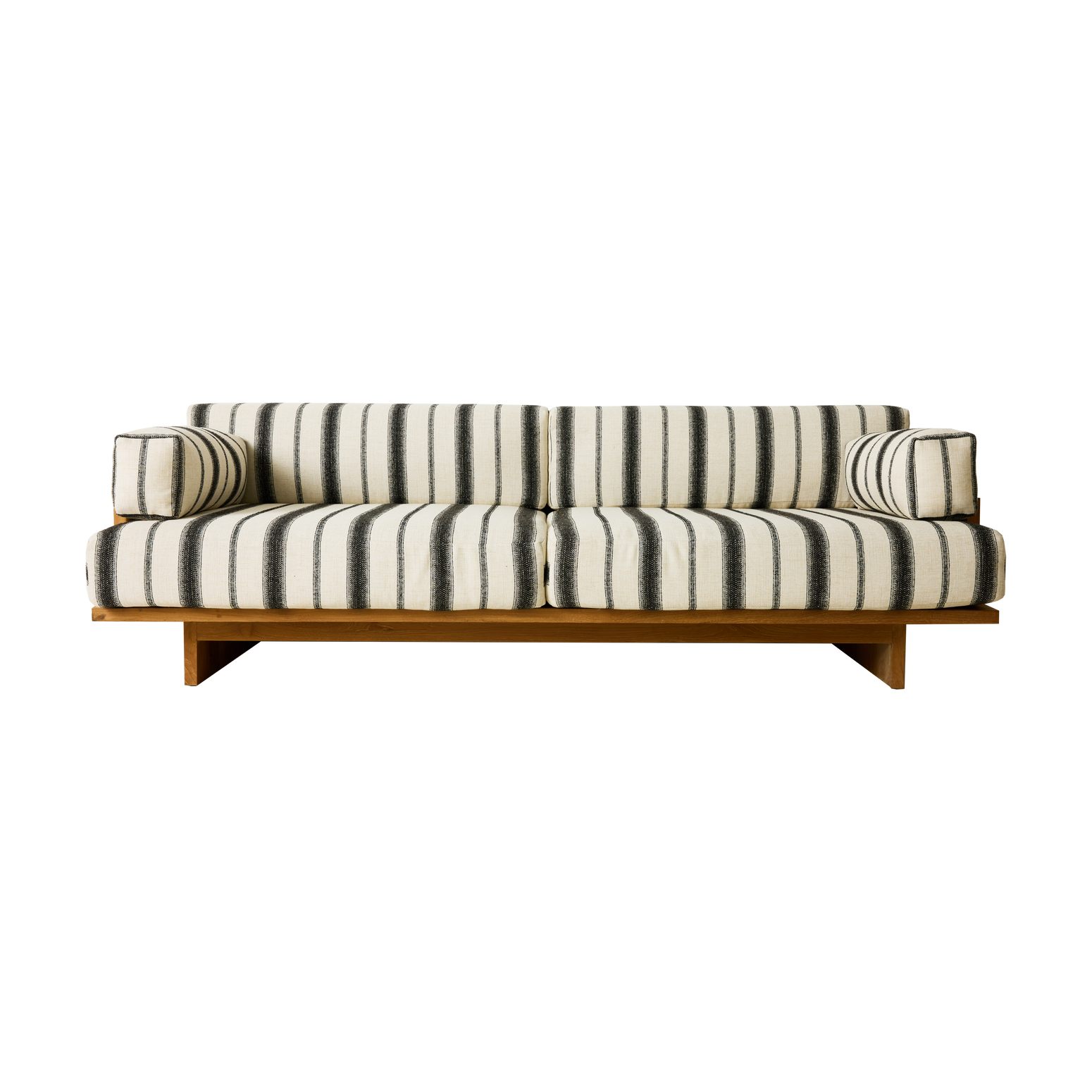 Sofa Outdoor Teak fra HK Living i tekstilet Chalkstripe