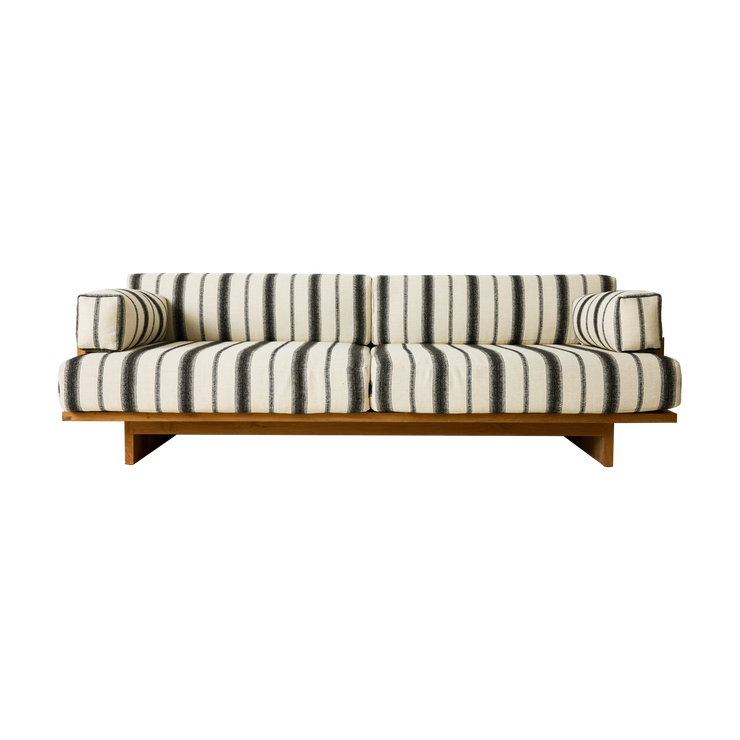 Sofa Outdoor Teak fra HK Living i tekstilet Chalkstripe