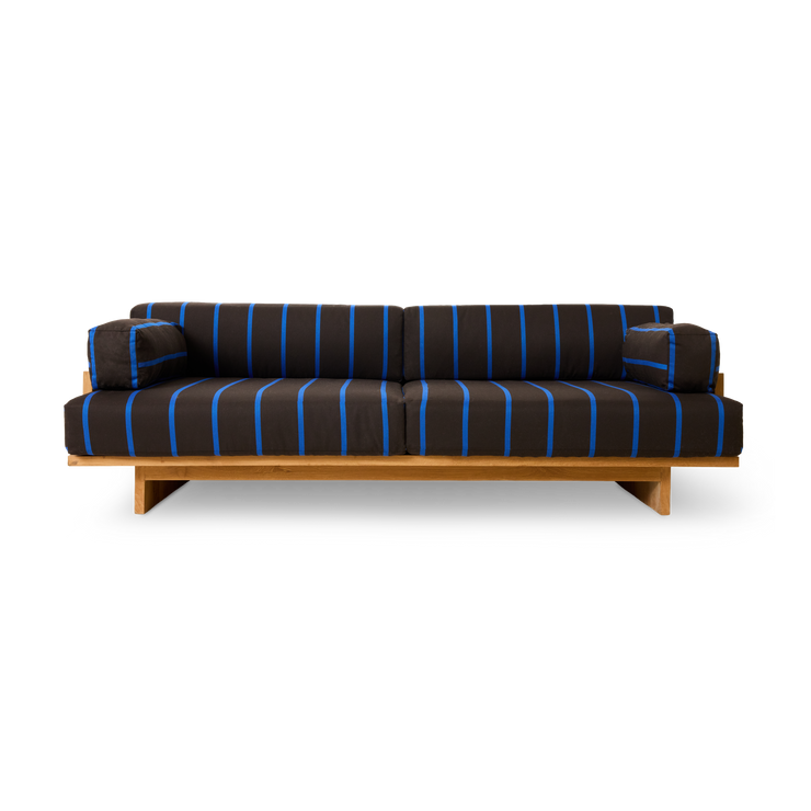 Sofa Outdoor Teak fra HK Living i tekstilet Burnt Sky