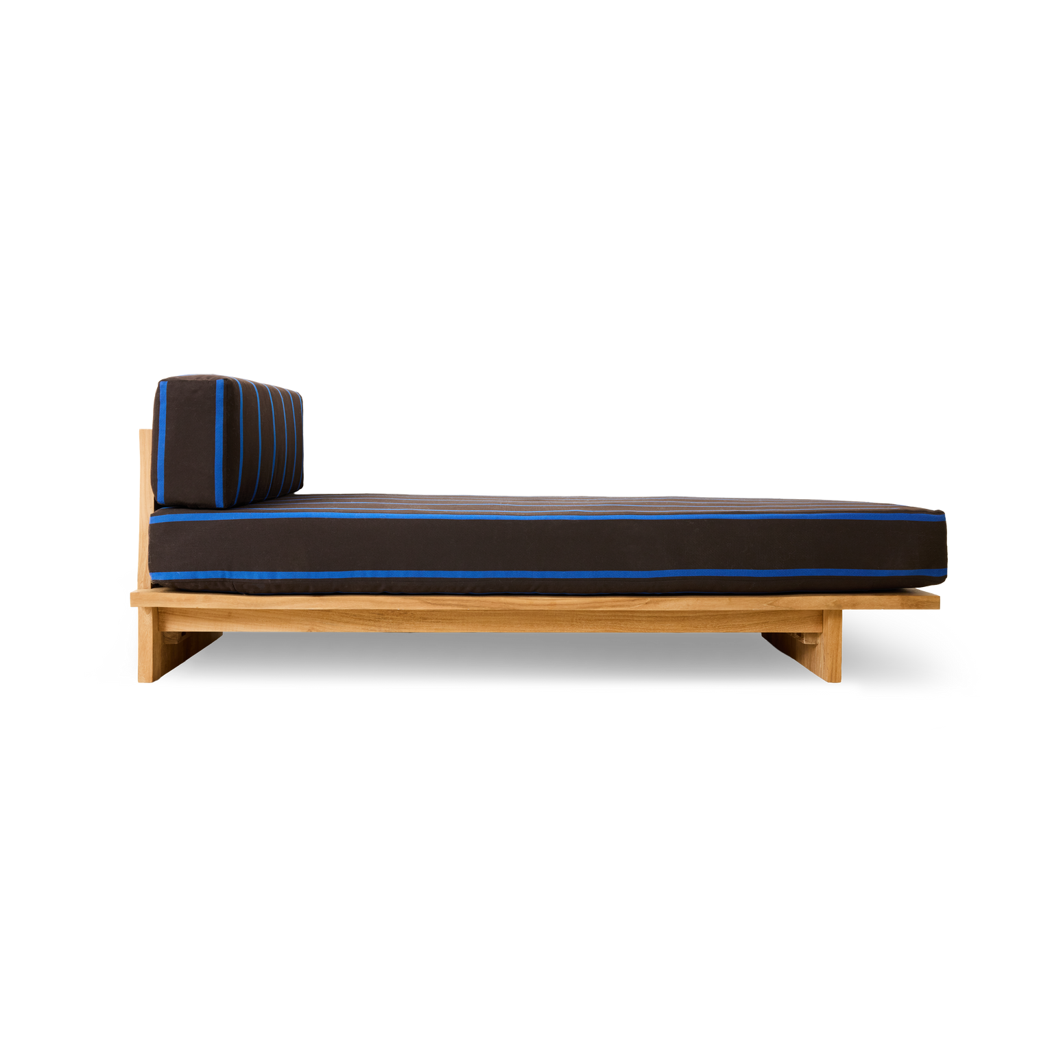 Dagseng Outdoor Teak fra HK Living i tekstilet Burnt Sky