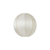 Lampeskjerm Indochina Round fra Oi Soi Oi med beige bånd i størrelse S (Ø 36 cm).