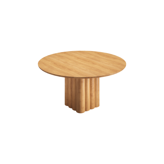Spisebord Plush Table rundt fra dk3 i oljet eik.