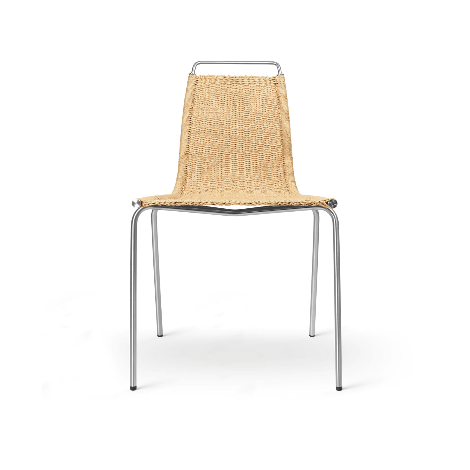 Carl Hansen & Søn sin PK1 stol i rustfritt stål.