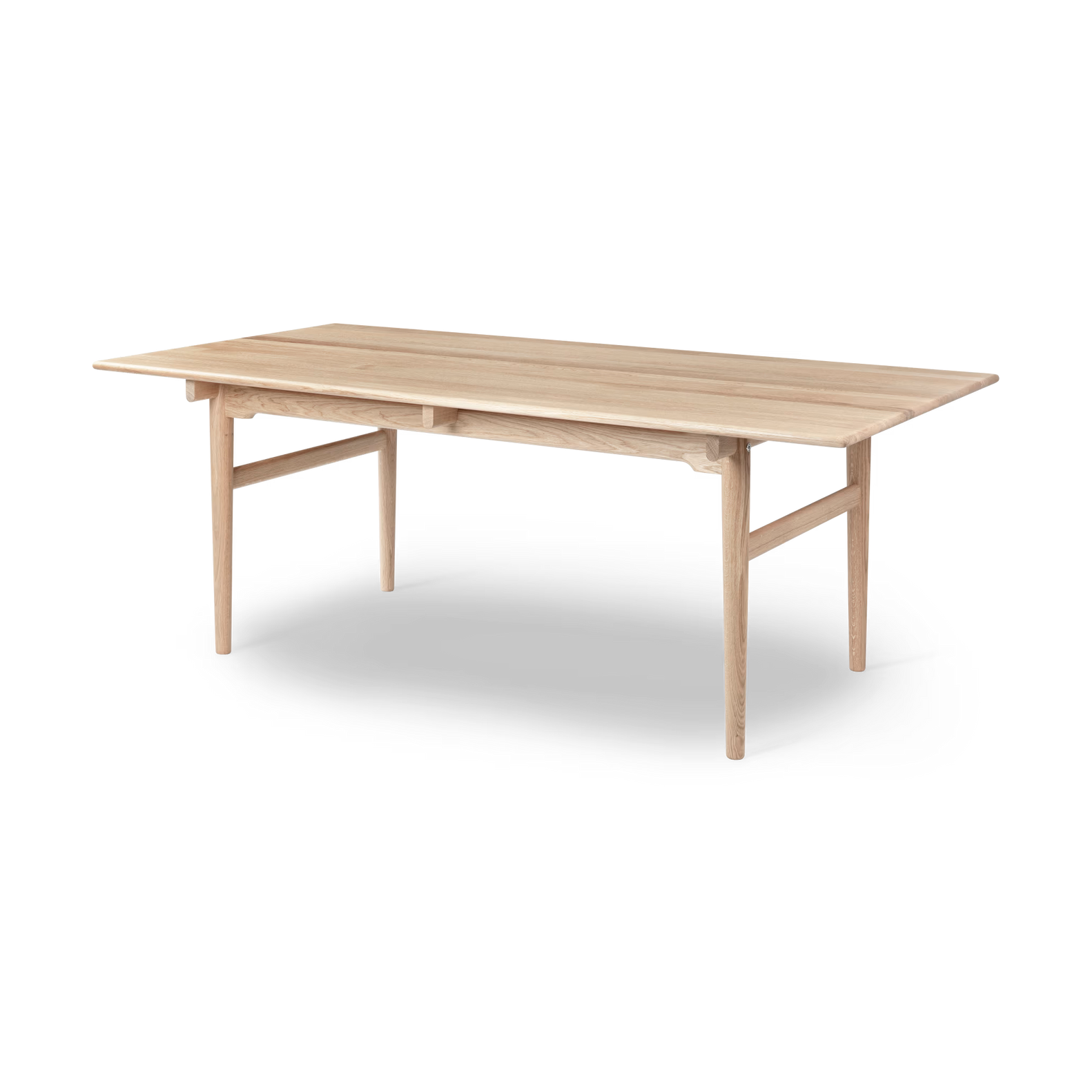 Spisebord CH327 Dining Table fra Carl Hansen & Søn i hvitoljet eik, 190x95 cm