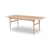 Spisebord CH327 Dining Table fra Carl Hansen & Søn i hvitoljet eik, 190x95 cm
