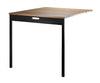 Foldebord B78 x D96 x H71 cm i valnøtt/svart.