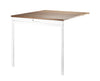 Foldebord B78 x D96 x H71 cm i valnøtt/hvit.