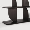 Skjenk Geometric Console fra Ethnicraft i lakkert teak (dyp mørkebrun farge)