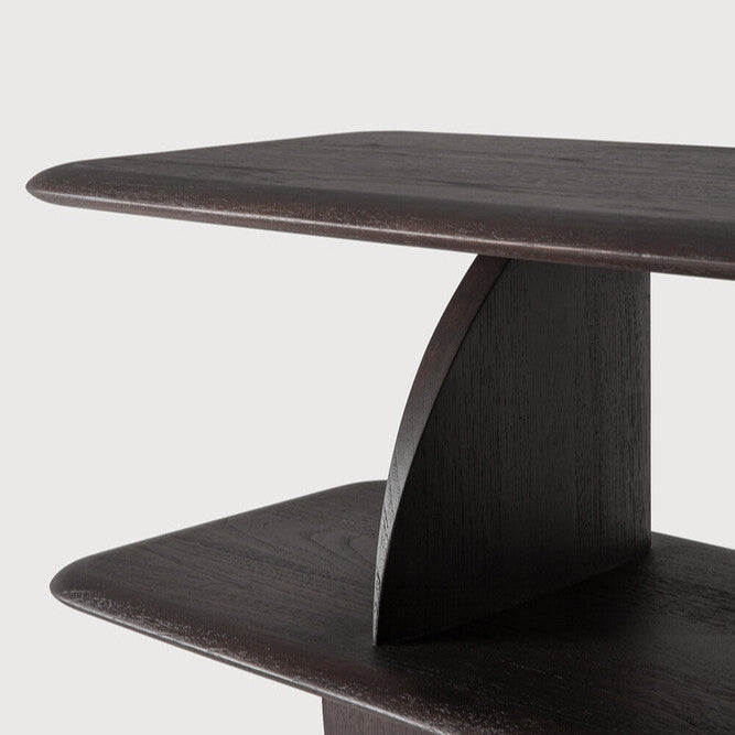 Skjenk Geometric Console fra Ethnicraft i lakkert teak (dyp mørkebrun farge)