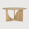 Spisebord Geometric Dining Table Round fra Ethnicraft i oljet eik