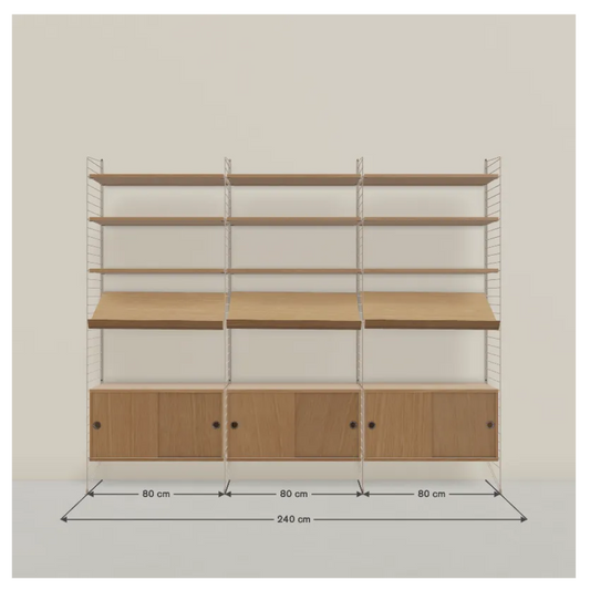 Reol Living room G - 240 cm