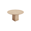 Spisebord Plush Table rundt fra dk3 i såpevasket eik.