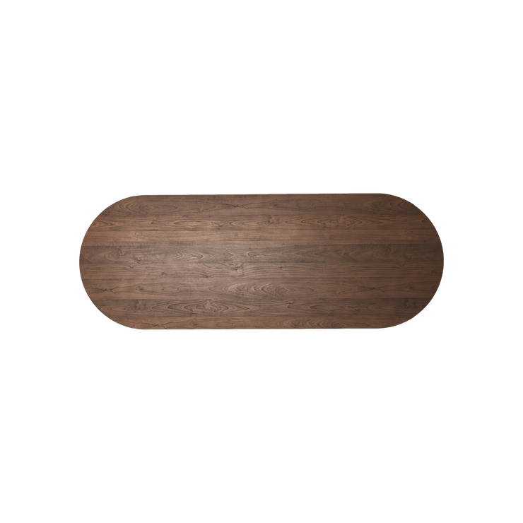 Spisebord Plush Table ovalt fra dk3 i røkt eik.