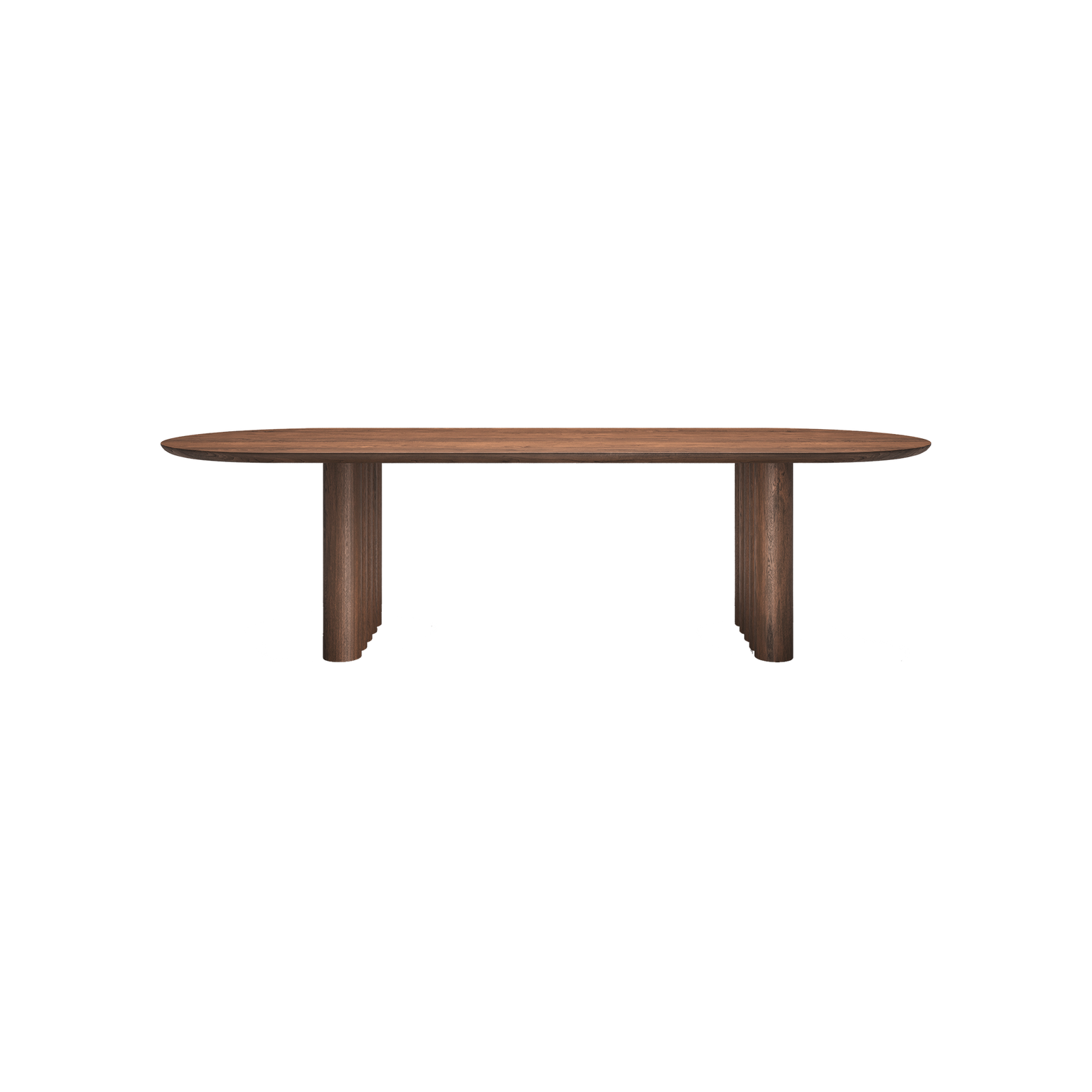 Spisebord Plush Table ovalt fra dk3 i røkt eik.