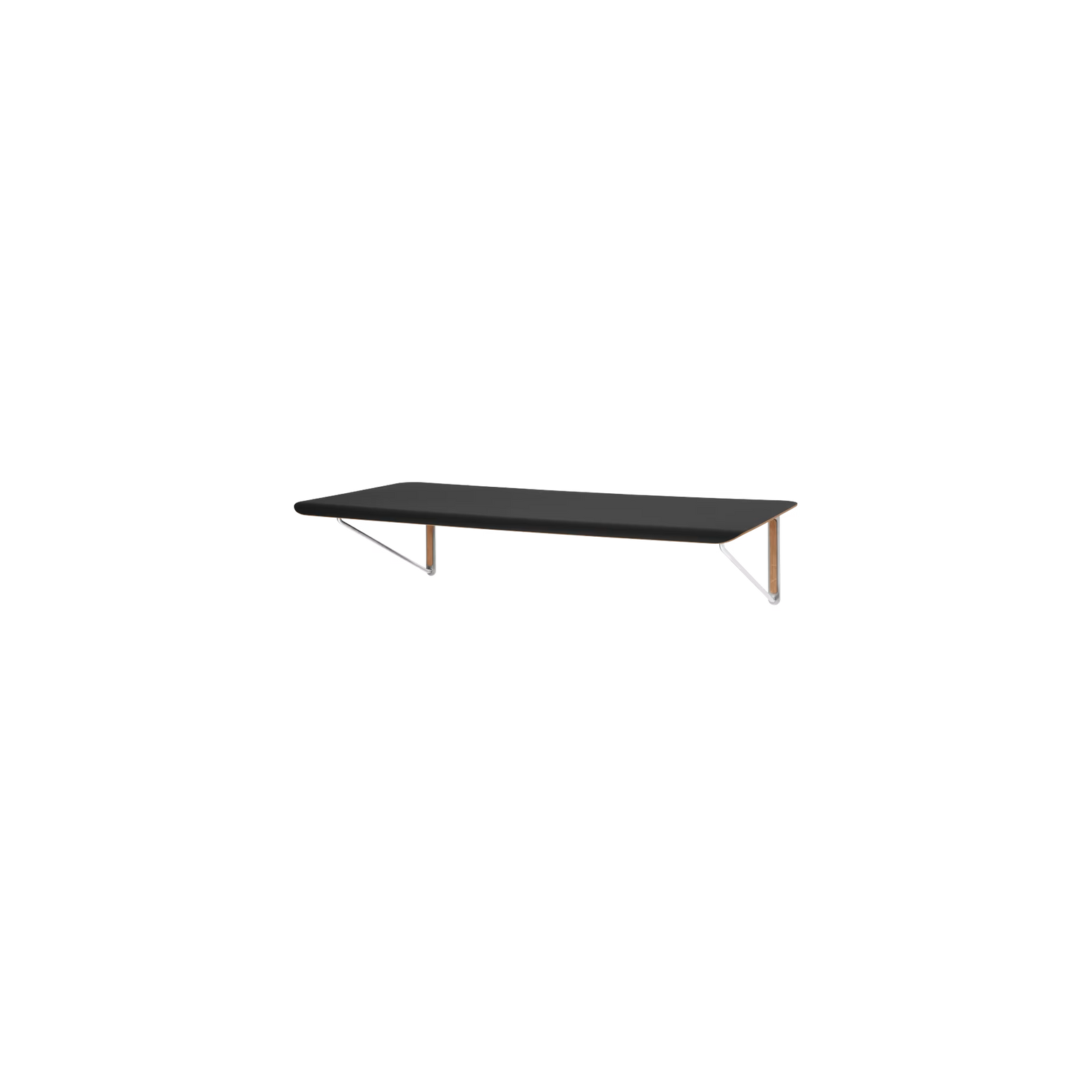Vegghengt skrivebord AB019 Wall desk i sort laminat fra Carl Hansen & Søn.