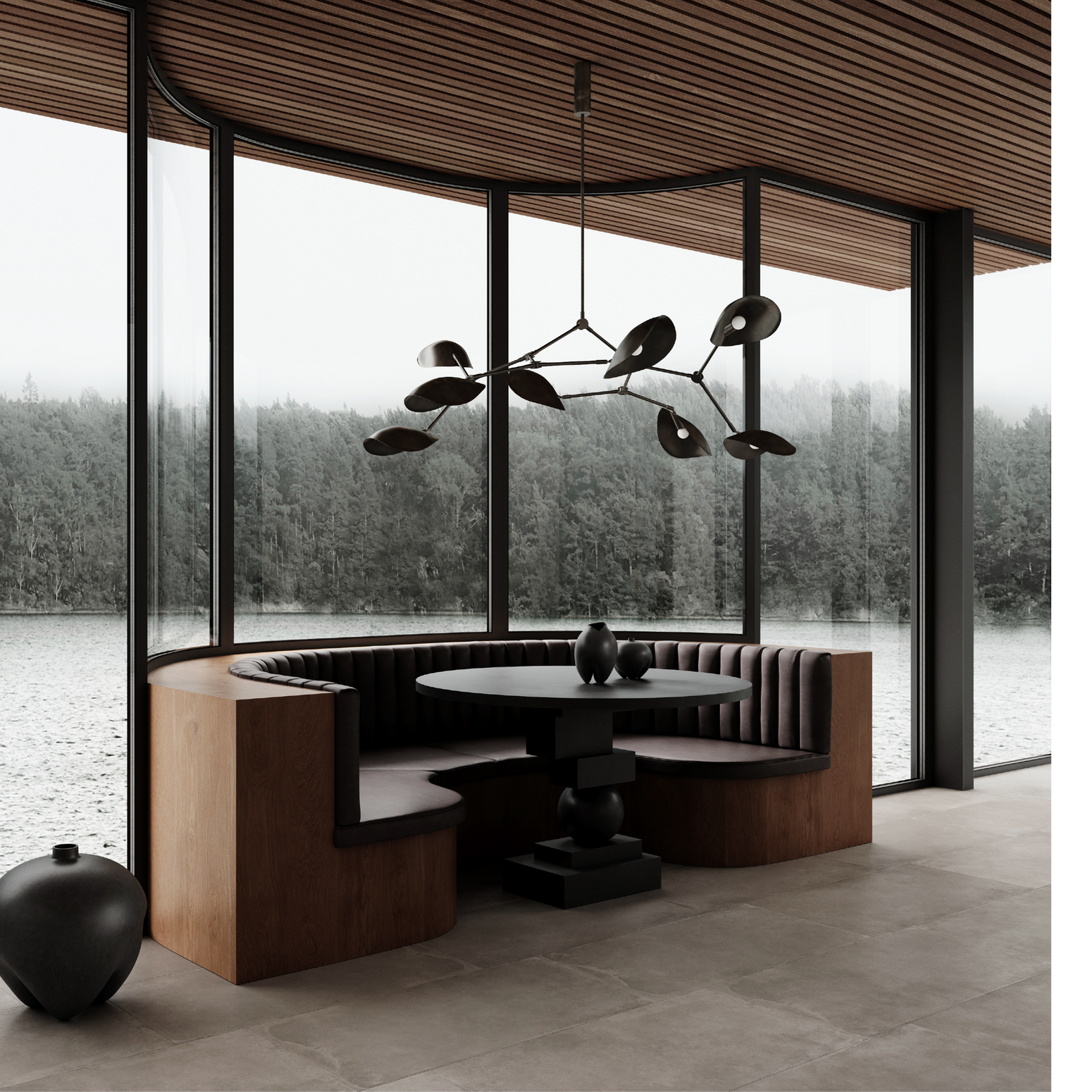 Lampen Stingray fra 101 Copenhagen med bronsefinish. 