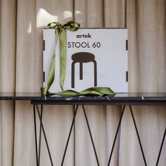Krakk Stool 60 Loimu Flammebjørk