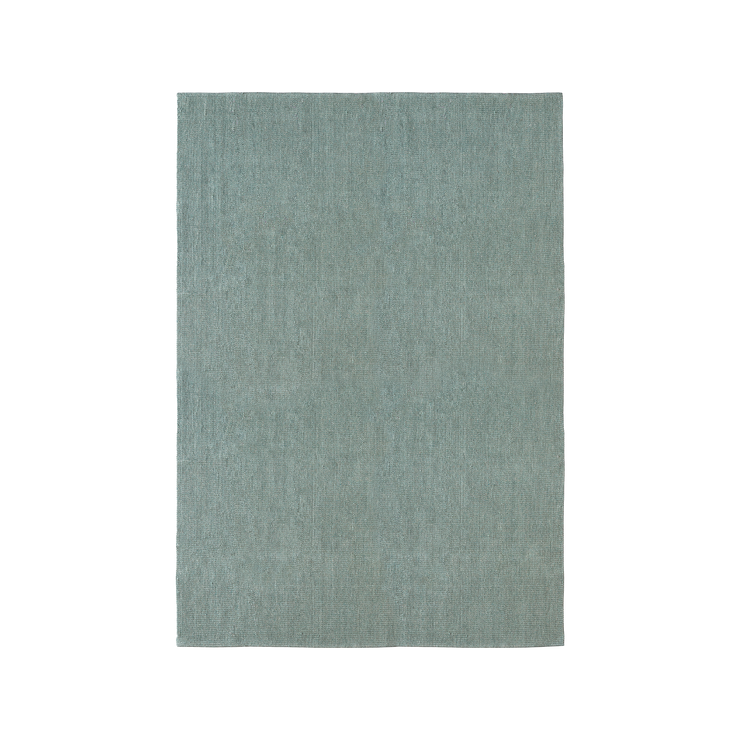 Teppet Jute Rug 240 x 340 cm fra HKliving i fargen petroleumsblå (Petrol).