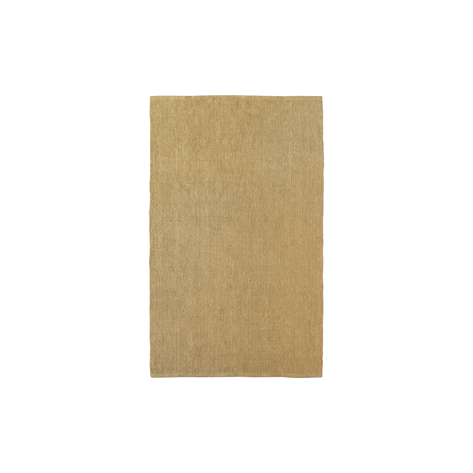 Teppet Jute Rug 150 x 240 cm fra HKliving i fargen sennepsgul (Mustard).