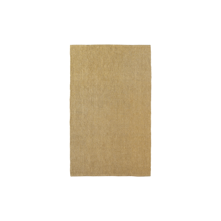 Teppet Jute Rug 150 x 240 cm fra HKliving i fargen sennepsgul (Mustard).