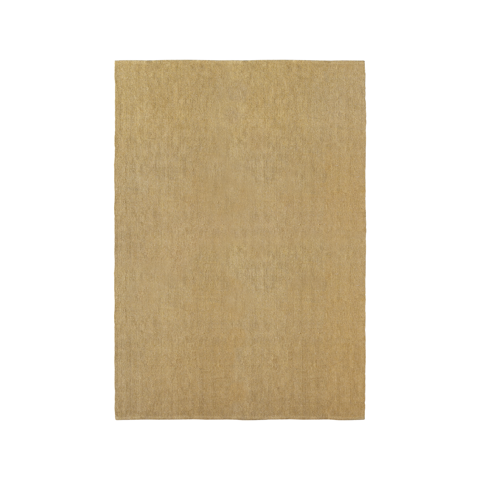 Teppet Jute Rug 240 x 340 cm fra HKliving i fargen sennepsgul (Mustard).