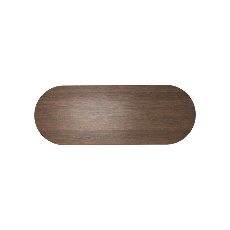 Spisebord Plush Table ovalt fra dk3 i valnøtt.