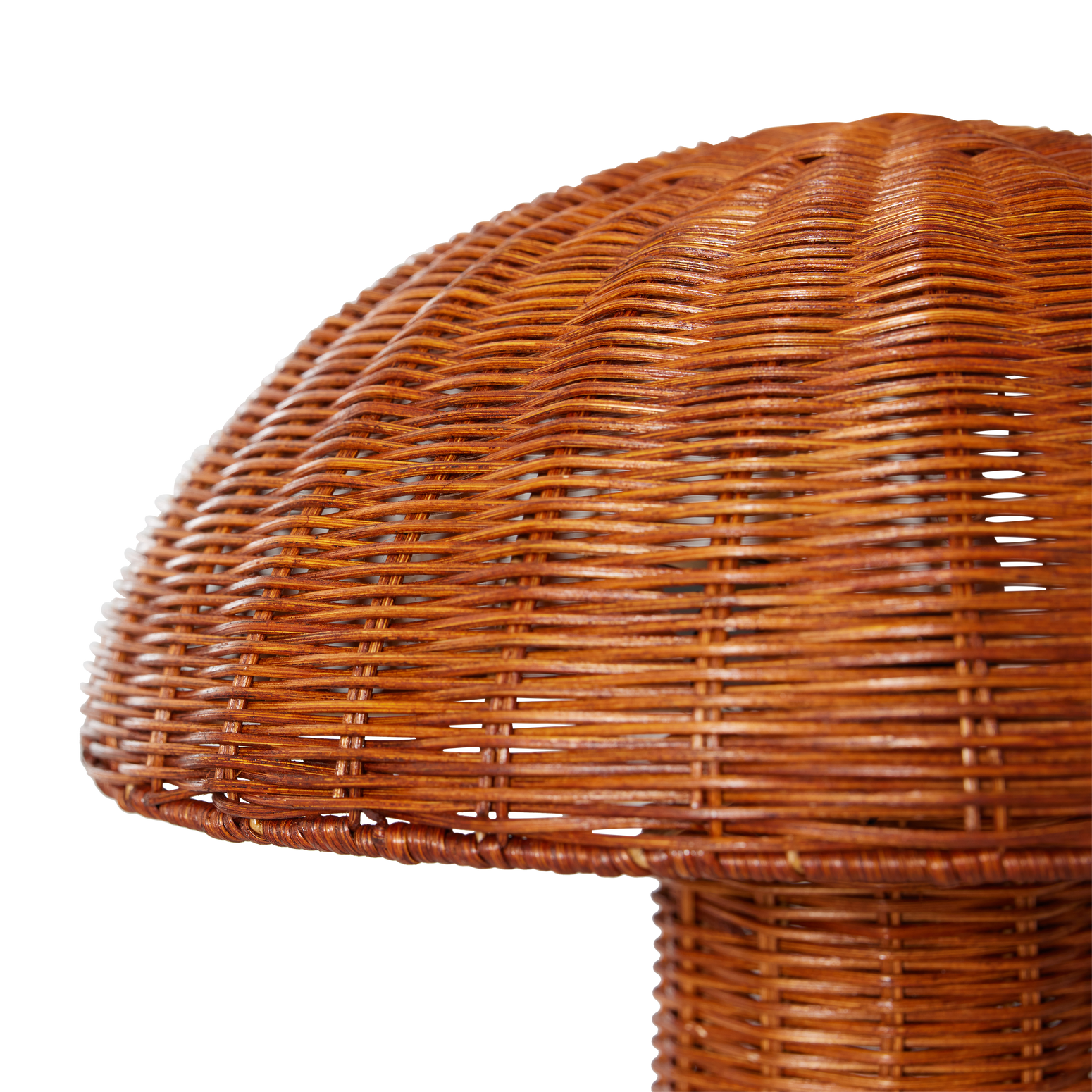 Bordlampe Rattan Table Lamp fra HK Living i naturfarget rotting.