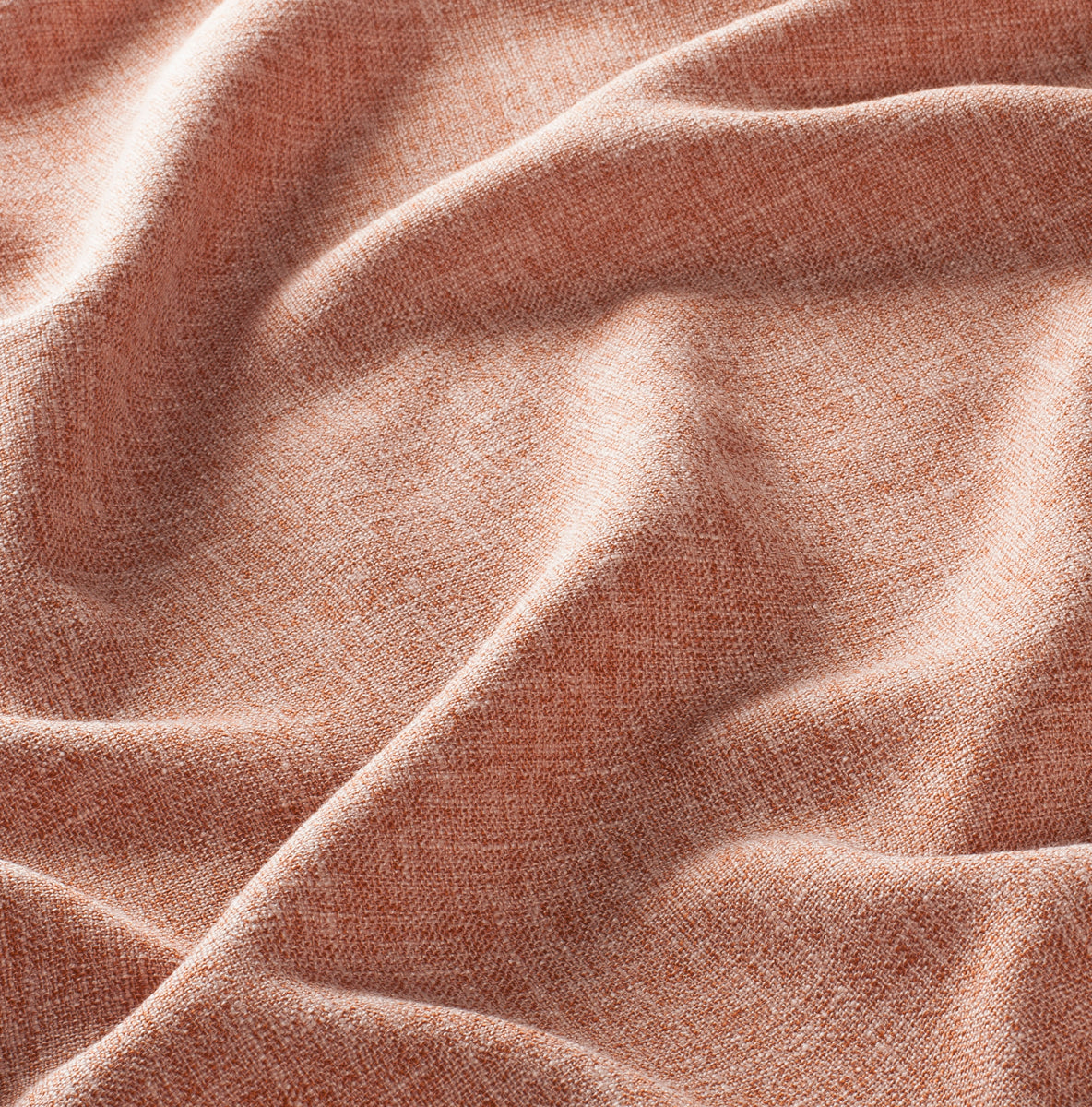 Gardintekstil vevd linlook Wheat fra OsloDeco, farge Lys Terracotta 03
