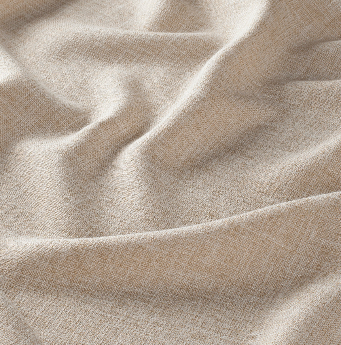 Gardintekstil vevd linlook Wheat fra OsloDeco, farge Sand 05
