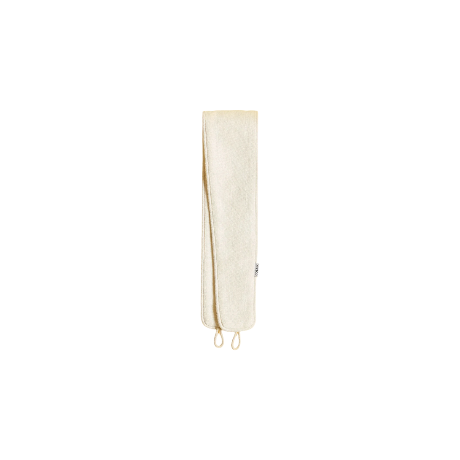 Gardinholder i vevd lin fra Gotain i fargen hvit/ White.