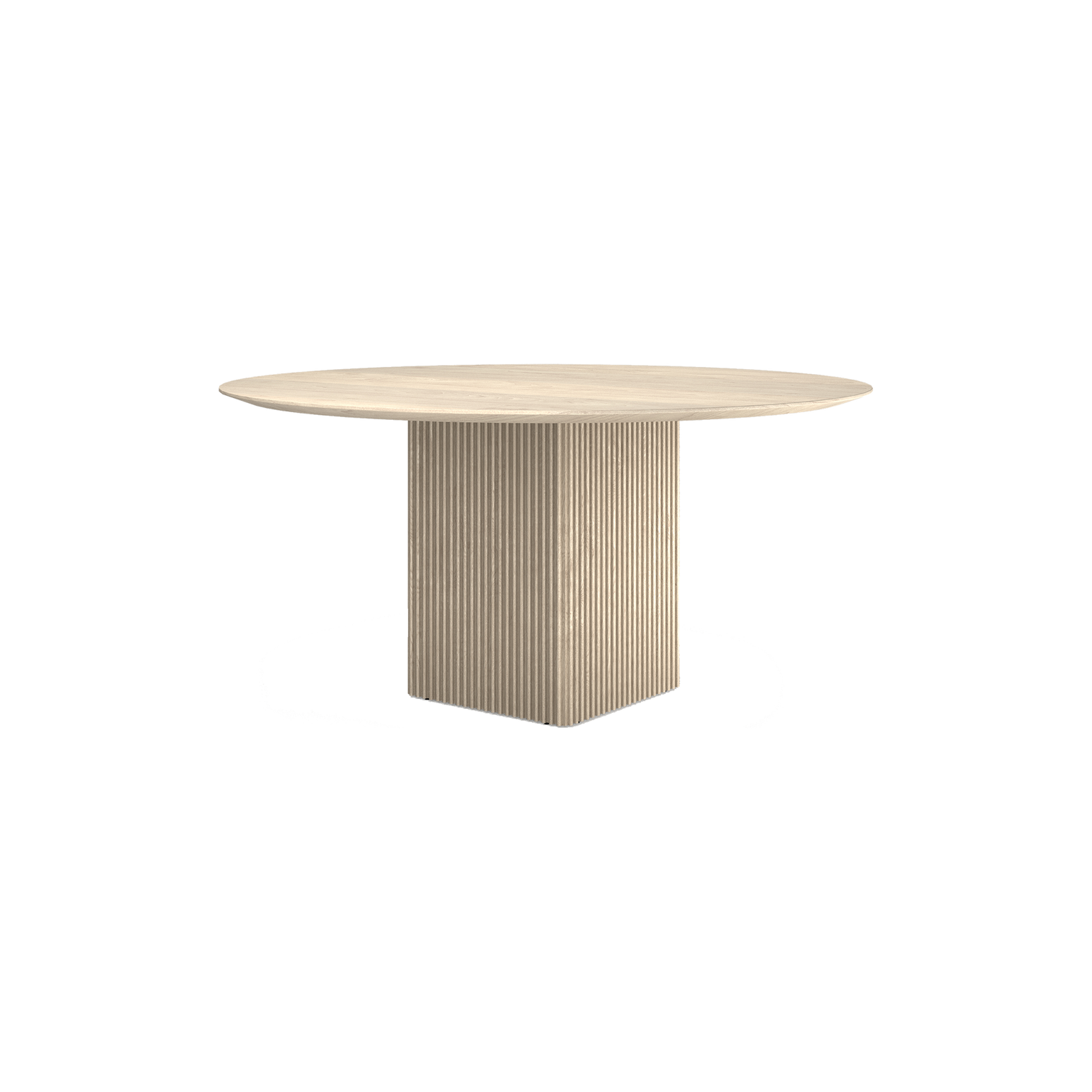 Spisebord Ten Table rundt fra dk3 i hvitoljet eik.