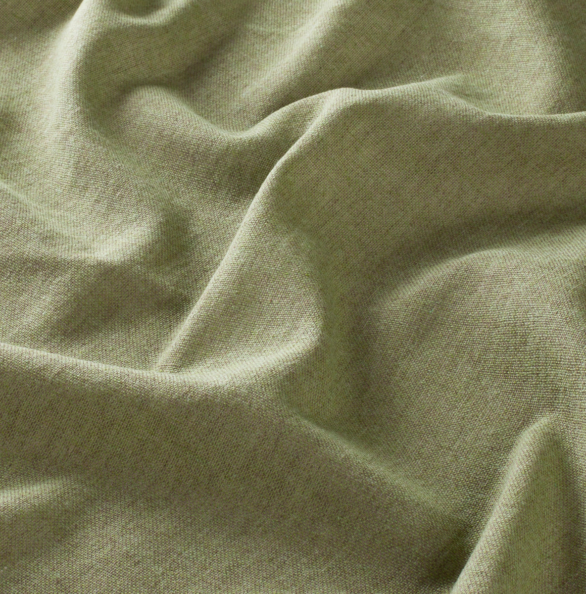 Gardintekstil ull Wool fra OsloDeco, i farge Varm Grønn 01
